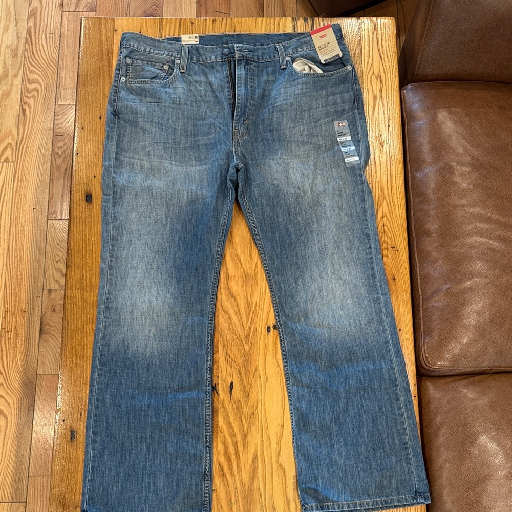 Levi's 527 Slim Bootcut Fit Blue Jeans for Men